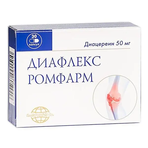 Диафлекс ромфарм 50мг капс №30 ^ Диафлекс ромфарм 50мг капс №30 ^