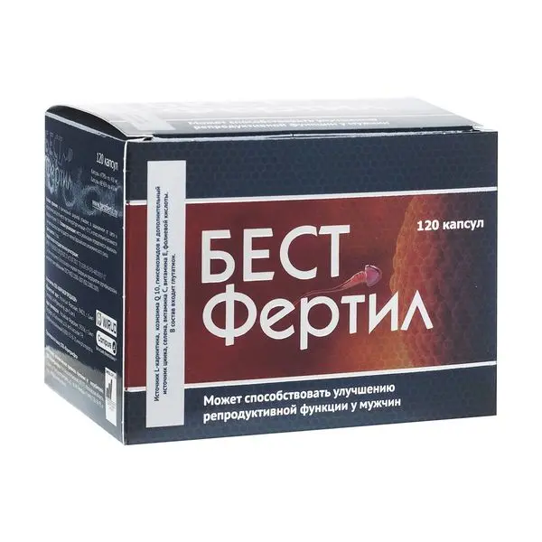 Бестфертил капс 450мг №120  Утро/Вечер Бестфертил капс 450мг №120  Утро/Вечер