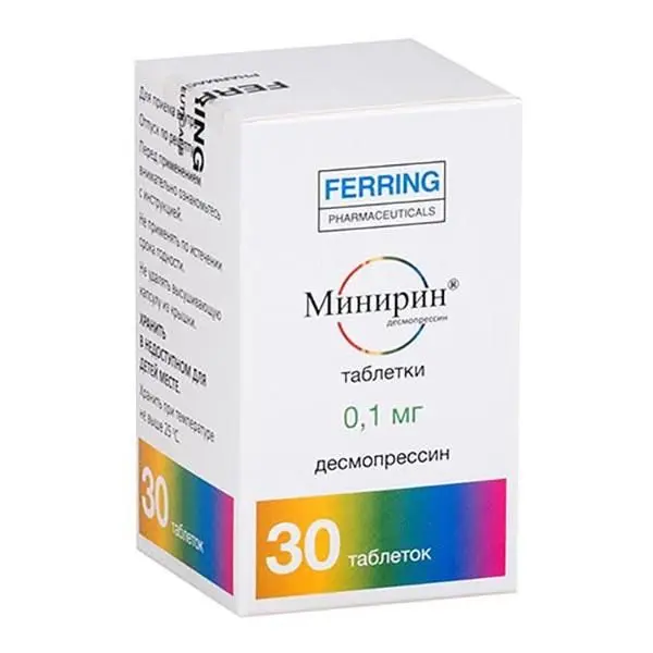 Минирин таб. 0,1мг №30 ^ Минирин таб. 0,1мг №30 ^