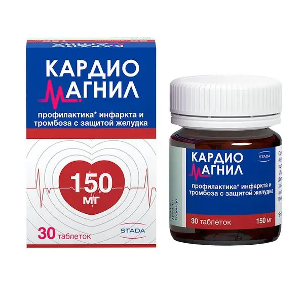 Кардиомагнил 150мг №30 таб^ Кардиомагнил 150мг №30 таб^