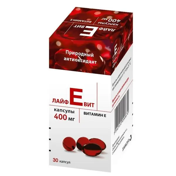 Лайфевит 400мг капс №30^