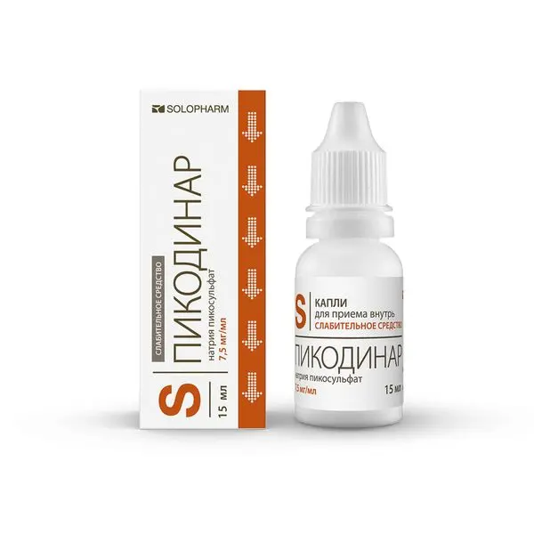 Пикодинар р-р д/пр. внутрь 7.5мг/мл 15мл ^ Солофарм