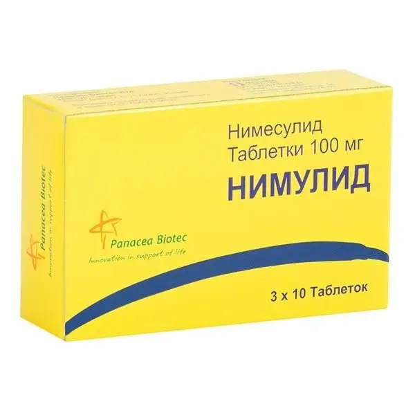 Нимулид 100мг №30 таб ^ Нимулид 100мг №30 таб ^