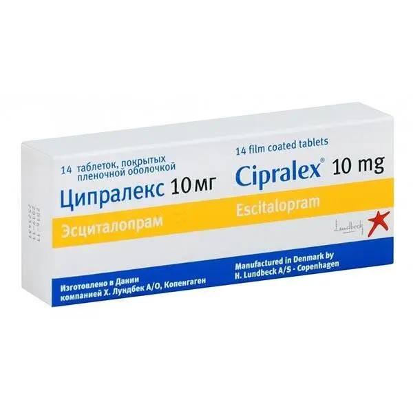 Ципралекс 10мг №14 таб ^