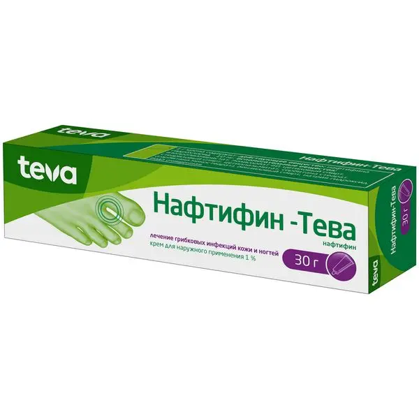 Нафтифин-Тева крем д/нар прим 1 % 15 г