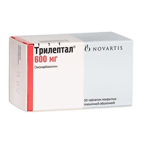 Трилептал 600мг №50 таб п/о ^