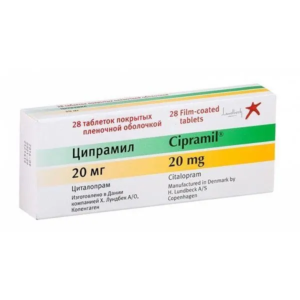 Ципрамил 20мг №28 таб ^