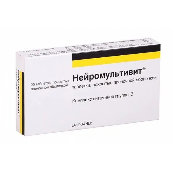 Нейромультивит №20 таб ^ Нейромультивит №20 таб ^