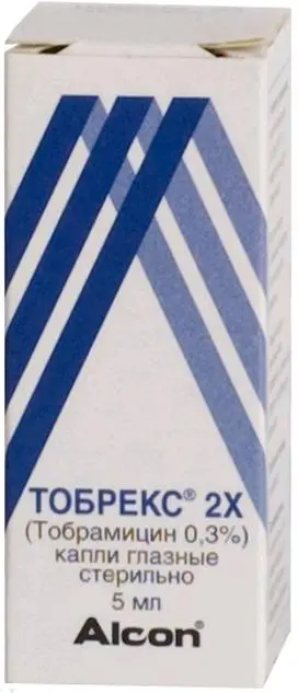 Тобрекс 0,3%-5мл капли Тобрекс 0,3%-5мл капли