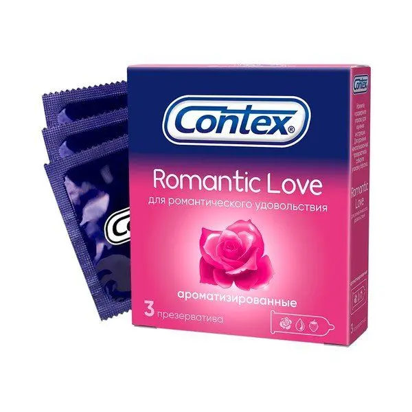 Презервативы Contex №3 Romantic love (ароматиз.)