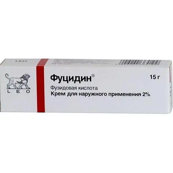 Фуцидин крем 2% туба 15г. ^ Фуцидин крем 2% туба 15г. ^