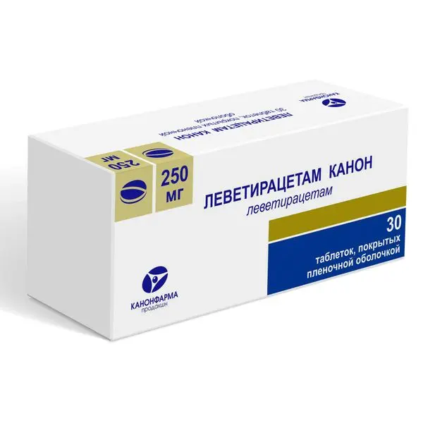 Леветирацетам Канон 1,0 №30 таб п/о ^ Леветирацетам Канон 1,0 №30 таб п/о ^