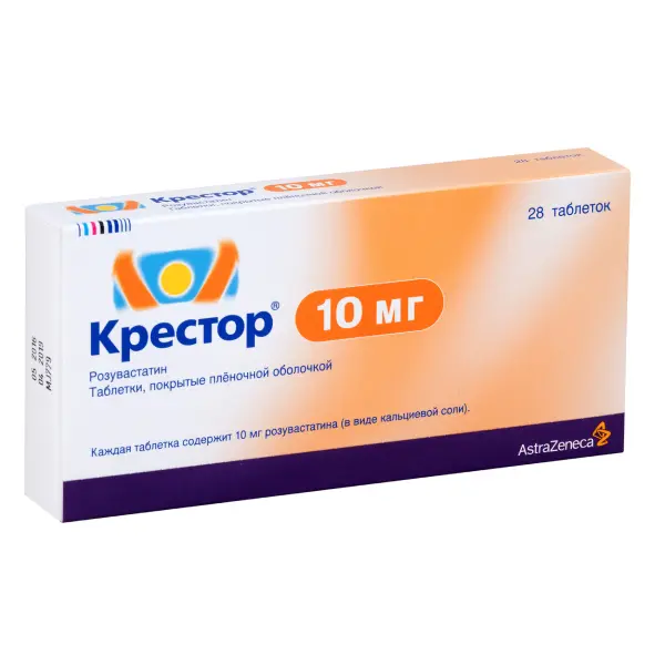 Крестор 10мг №28 таб. ^ Крестор 10мг №28 таб. ^