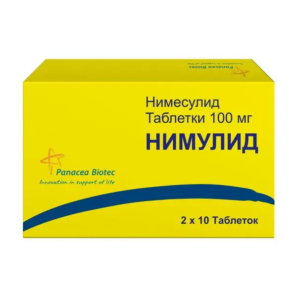 Нимулид 100мг №20 таб ^