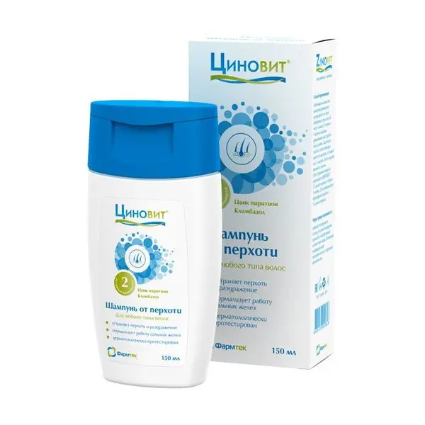 Циновит шампунь от перхоти фл. 150мл Циновит шампунь от перхоти фл. 150мл