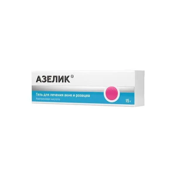 Азелик 15% 15г гель д/наруж^ Азелик 15% 15г гель д/наруж^