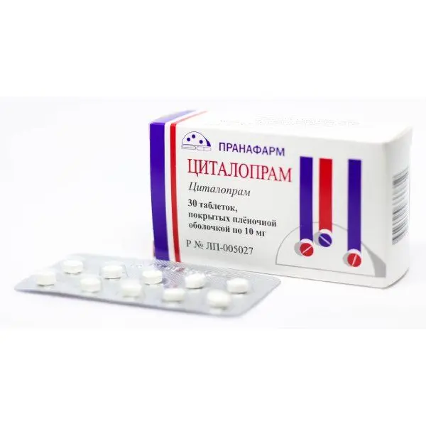 Циталопрам 20мг №30 таб.п/пл/о ^