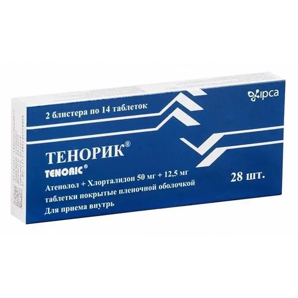 Тенорик 100мг/25мг таб №28 ^