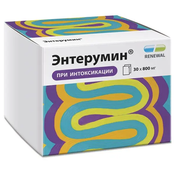 Энтерумин 800мг №30 пор д/сусп (Renewal) Энтерумин 800мг №30 пор д/сусп (Renewal)