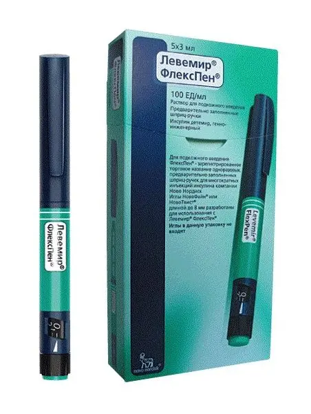 Левемир Флекспен 100МЕ/мл 3мл №5 шпр- руч. ^