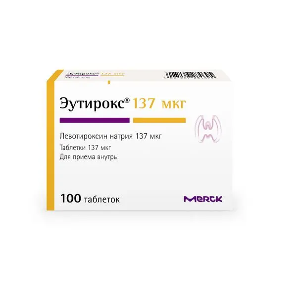 Эутирокс 137мкг №100 таб^ Эутирокс 137мкг №100 таб^