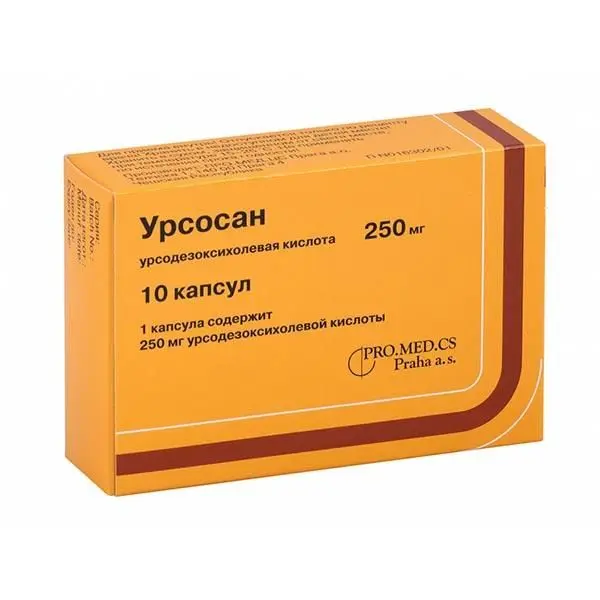 Урсосан 250мг №10 капс. ^ Урсосан 250мг №10 капс. ^