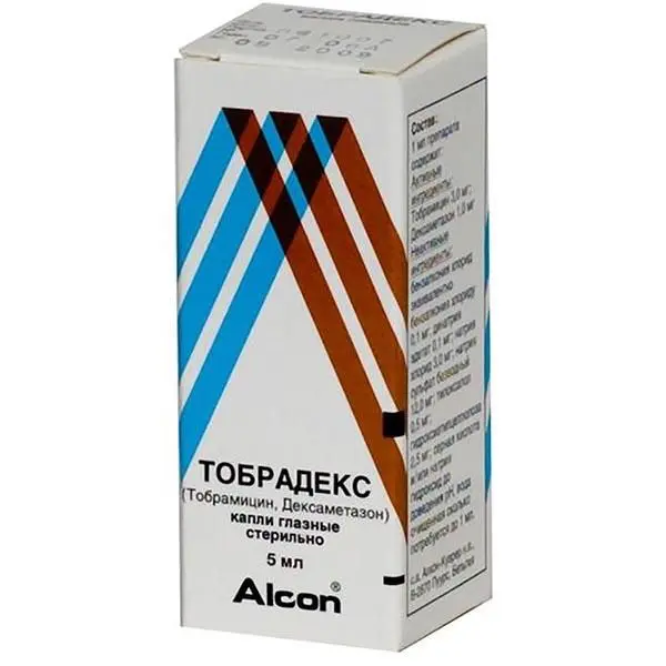 Тобрадекс 5мл капли ^ Тобрадекс 5мл капли ^