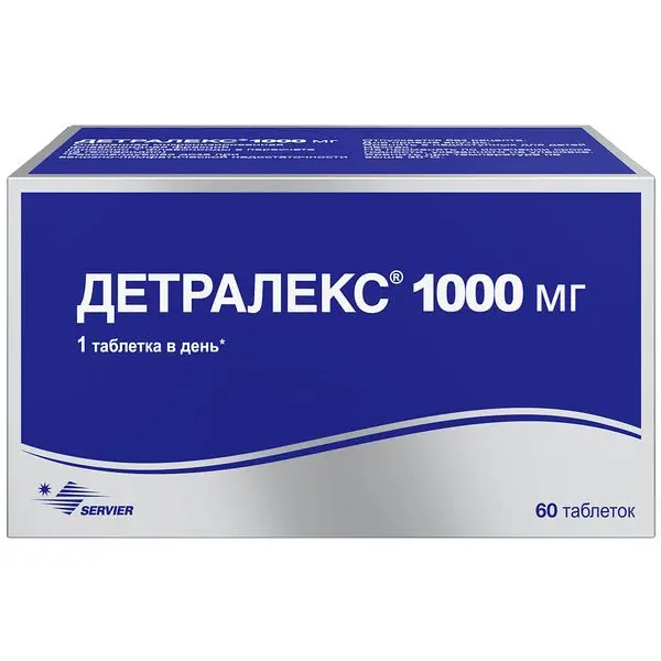 Детралекс 1000мг №60 таб ^