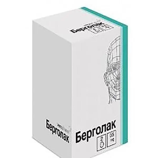 Берголак 0,5мг №2 таб.^