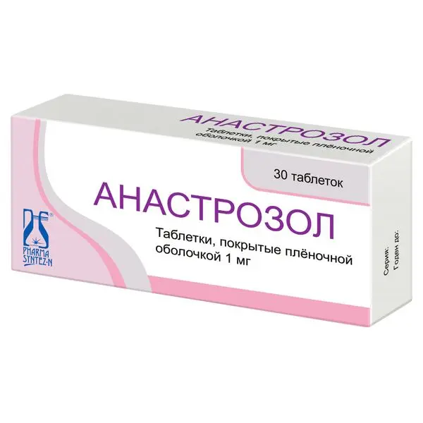 Анастрозол 1мг №30 таб п/о ^ Анастрозол 1мг №30 таб п/о ^