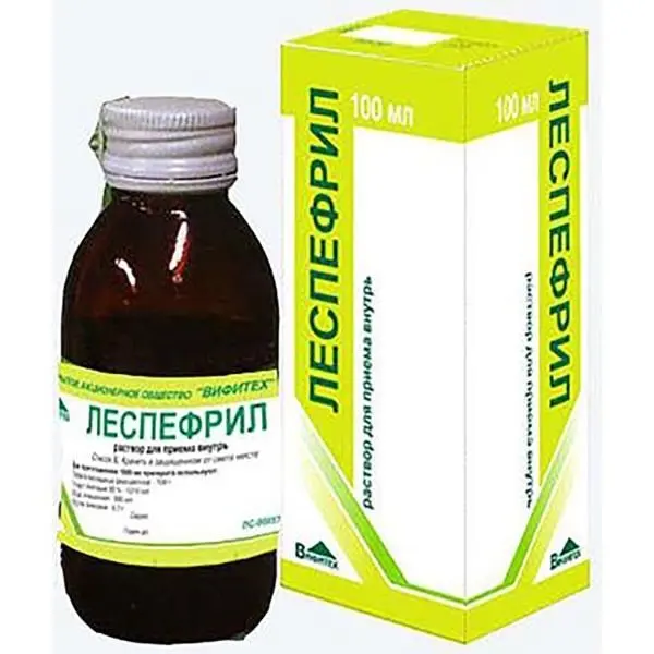 Леспефрил р-р д/приема внутрь 100мл фл ^