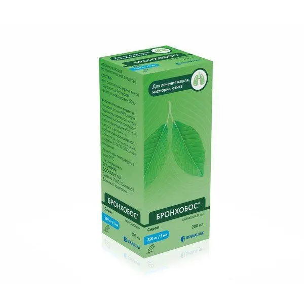 Бронхобос сироп 250мг/5мл фл. 200мл ^