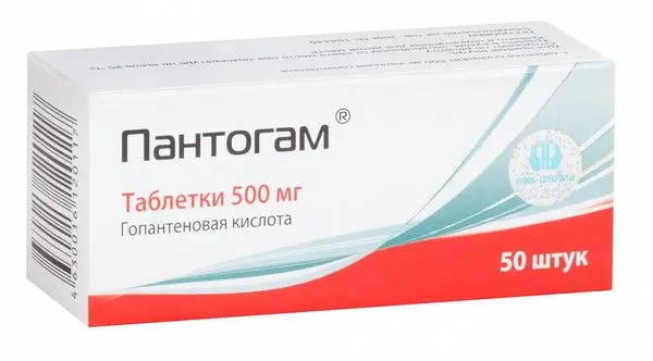 Пантогам 0,5г №50 таб ^