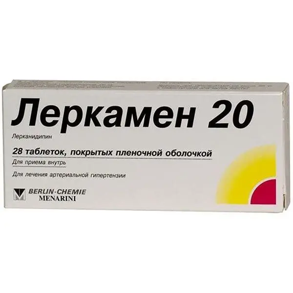 Леркамен 20 таб 20мг №28 ^