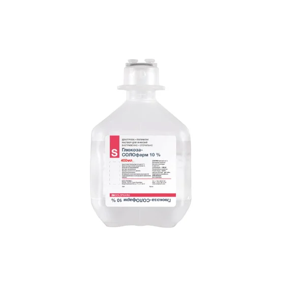 Глюкоза-Солофарм 5%-400мл фл ^