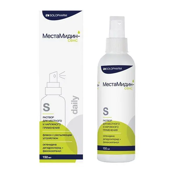 Местамидин-Сенс Personal maxi 150мл р-р с расп. устр с кан. ^ Солофарм