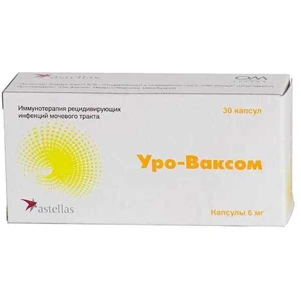 Уро-ваксом 0,006 №30 капс. ^ Уро-ваксом 0,006 №30 капс. ^