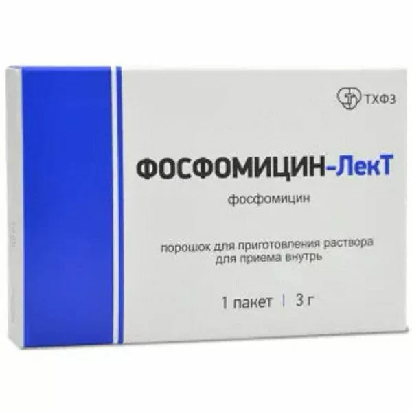 Фосфомицин-ЛЕКТ 3,0 №1 пак пор д/р-ра д/приема внутрь