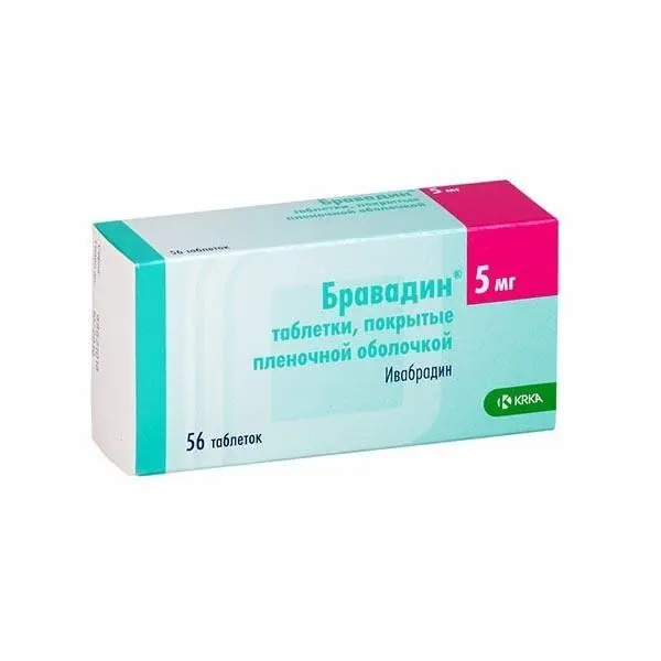 Бравадин 0,005 №56 таб п/о ^