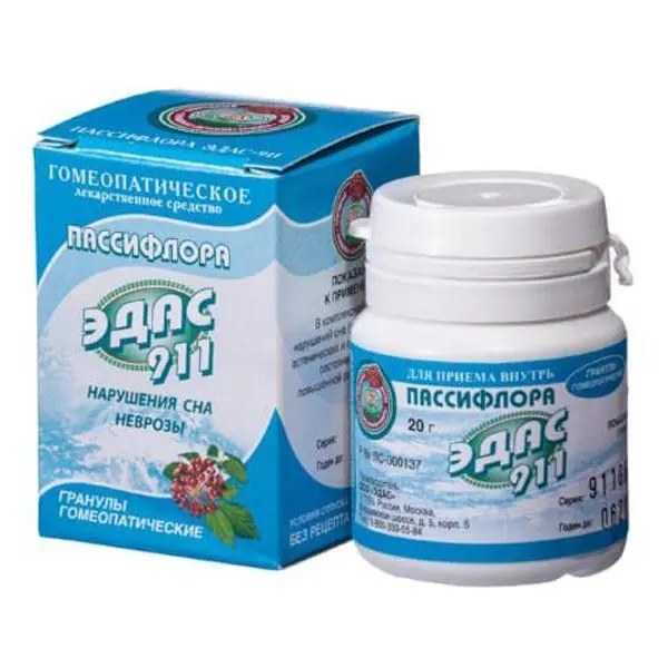 Эдас 911 (Пассифлора) гран.20г ^