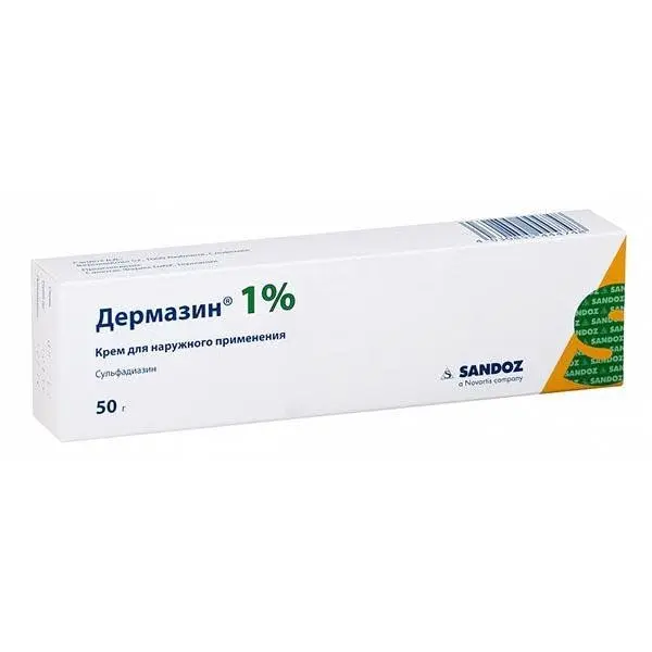 Дермазин 50,0 крем ^ Дермазин 50,0 крем ^