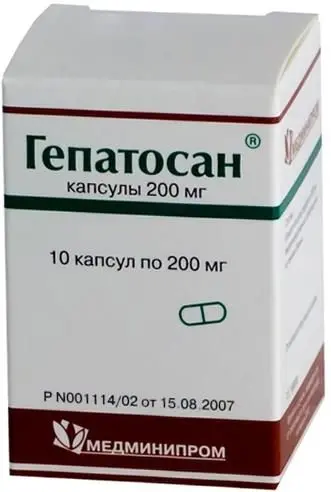 Гепатосан капс. №10 ^