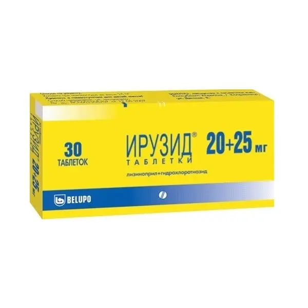 Ирузид 10мг/12.5мг №30 таб ^