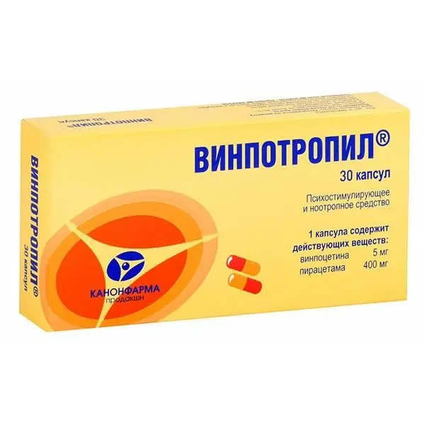 Винпотропил R 0.005+0.4 №30 капс ^