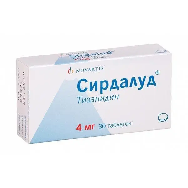Сирдалуд 4мг №30 таб ^ Сирдалуд 4мг №30 таб ^