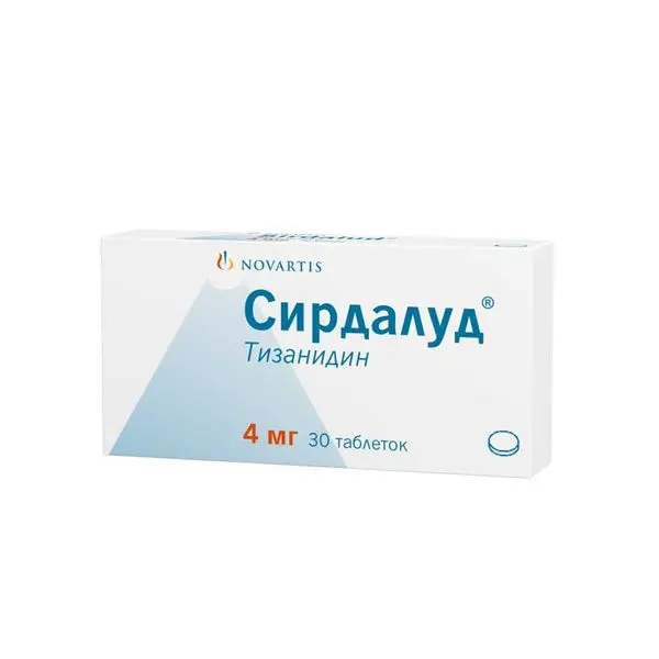 Сирдалуд 4мг №30 таб ^ Сирдалуд 4мг №30 таб ^