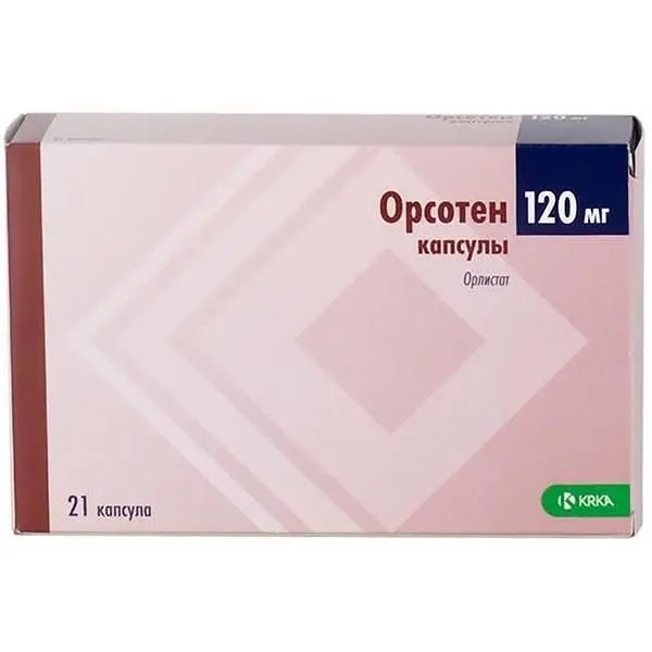 Орсотен 120мг №21капс ^