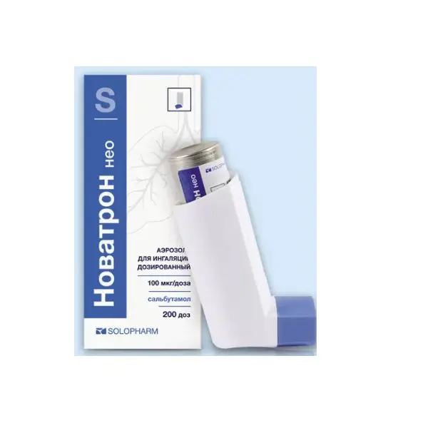 Новатрон нео аэр. для инг. дозир. 100мкг/доза, 200 доз^ Солофарм