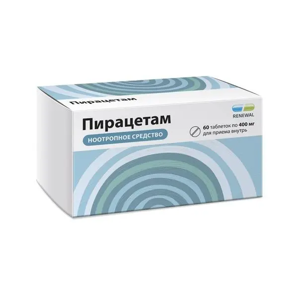 Пирацетам 200мг №60 таб п/о (Renewal) Пирацетам 200мг №60 таб п/о (Renewal)