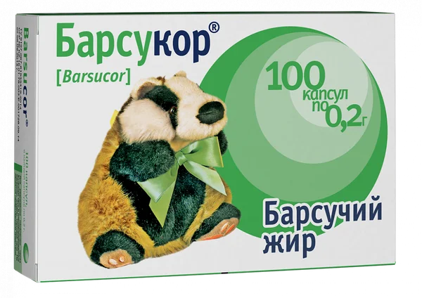 Барсукор Барсучий жир  №100 капс